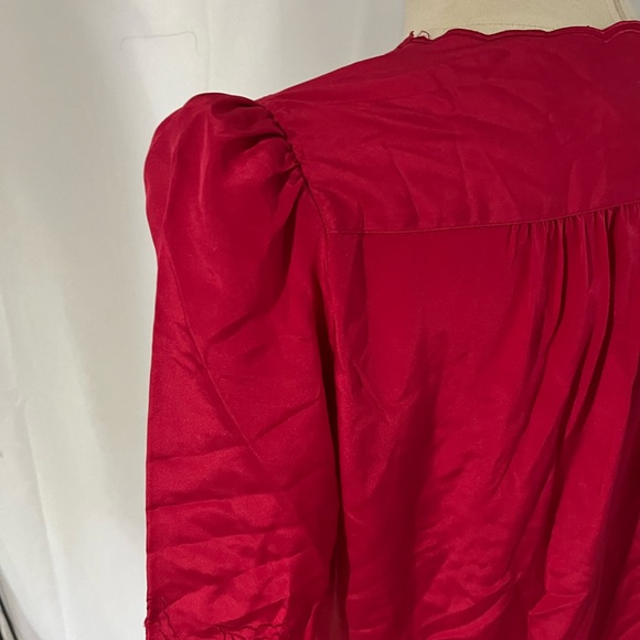 1980's Raspberry elastic waist belt size 13/14 - Picture 5 of 6